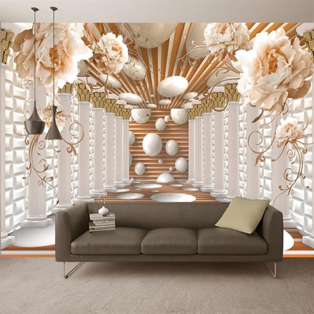 14 ایده برای زیبا سازی پذیرایی با کاغذ دیواری
